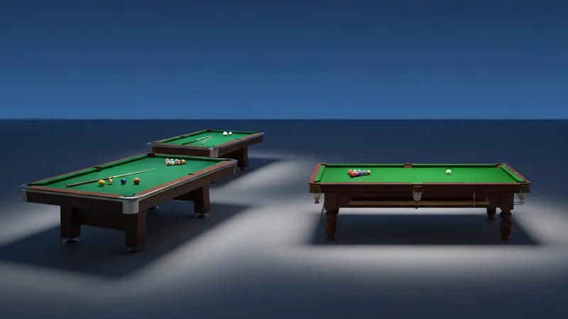 Les différents types de billard